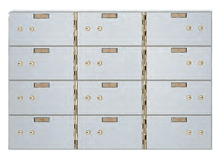 American Vault 522-12 Safe Deposit Boxes 12 Openings 5