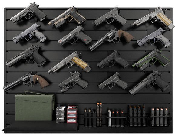 Gun Rack Wooden Standing Floor Gun Display Storage Rifle Gun - View #7