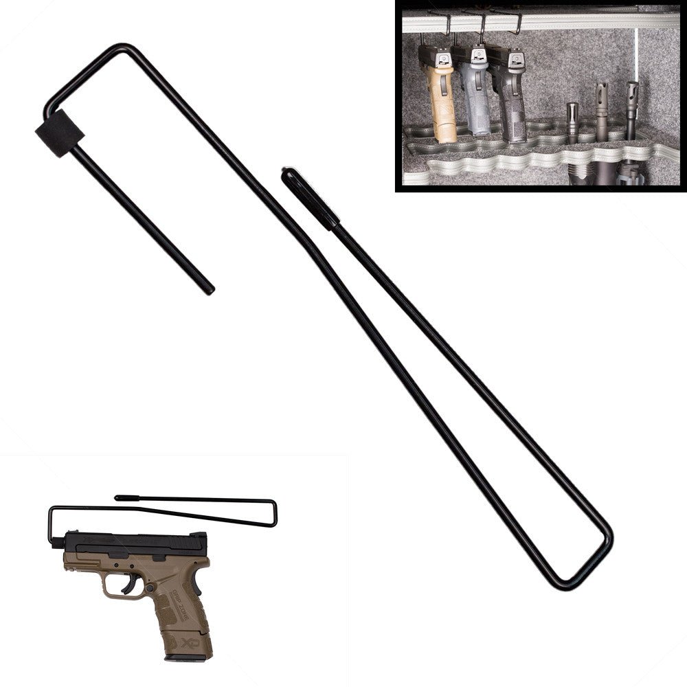 Hold Up Displays In Barrel Pistol Display for Shelves 3/4" - 1" - HD84