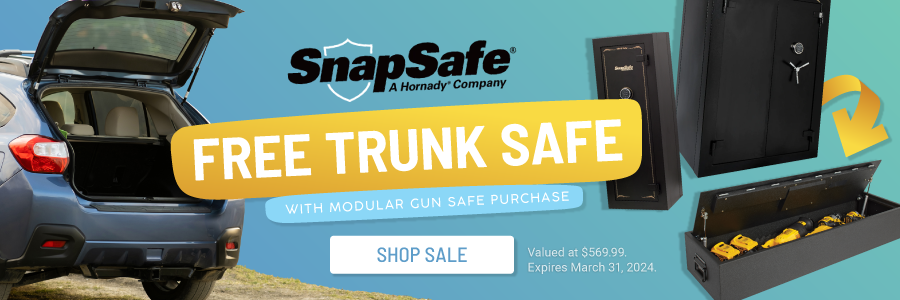 SnapSafe Free Trunk Safe with Modular Gun Safe Purchase