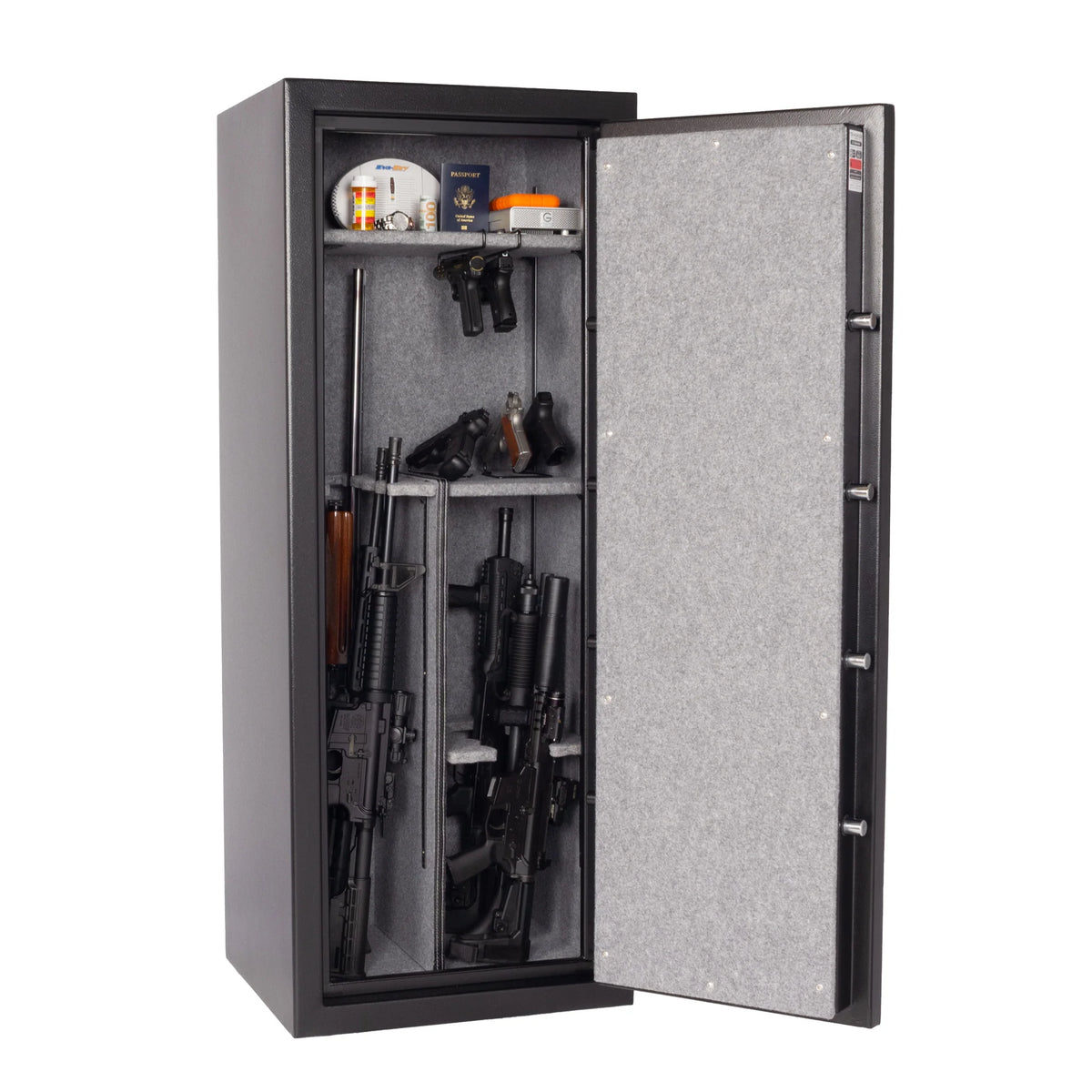 Tracker Safe E16 Gun &amp; Rifle Safe 30 Minute Fire Door Open with Contents 4