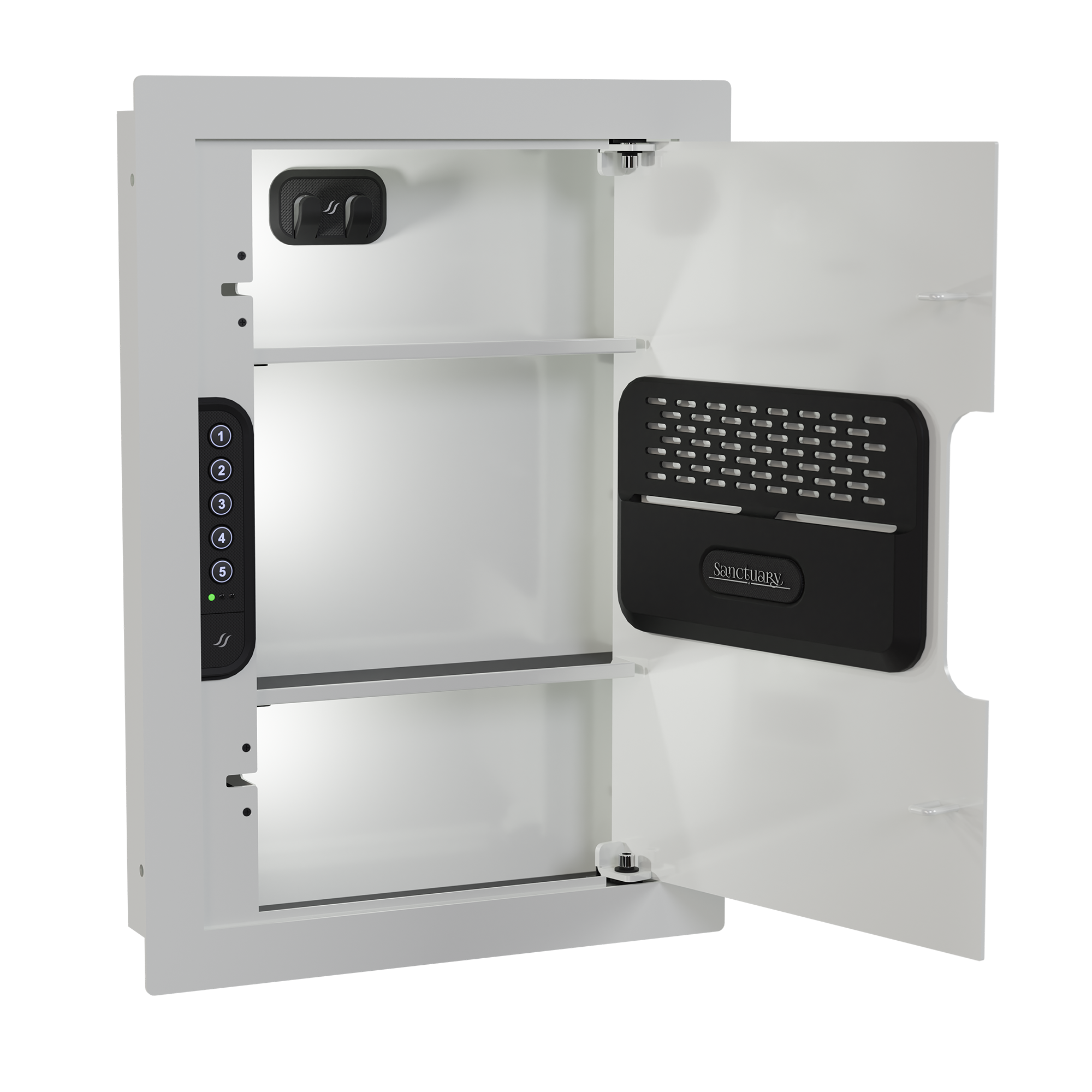 Sports Afield SA-IWV-W Sanctuary In-Wall Safe White