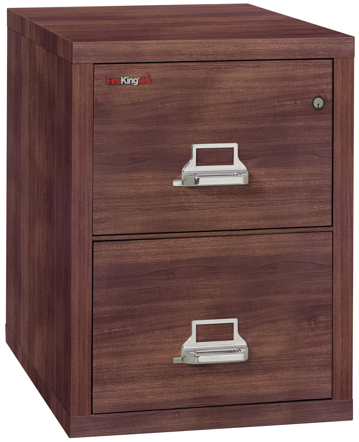 FireKing 2-1831-C Premium Designer Two Drawer Letter 31&quot; D Fire File Cabinet Walnut