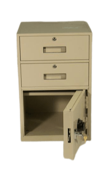 Fenco 620 Goldline Lowboy Pedestal Unit with 2 Locking Box Drawers - Safe and Vault Store.com Fenco 620 Goldline Lowboy Pedestal Unit with 2 Locking Box Drawers - Safe and Vault Store.com