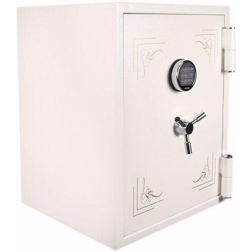 Barska AX13614 Keypad Fireproof Large Jewelry Safe - White - Safe