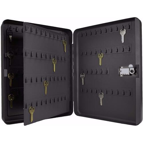 Barska CB13608 156 Keys Lock Box with Combination Lock Open Showing Keys in Slots 2