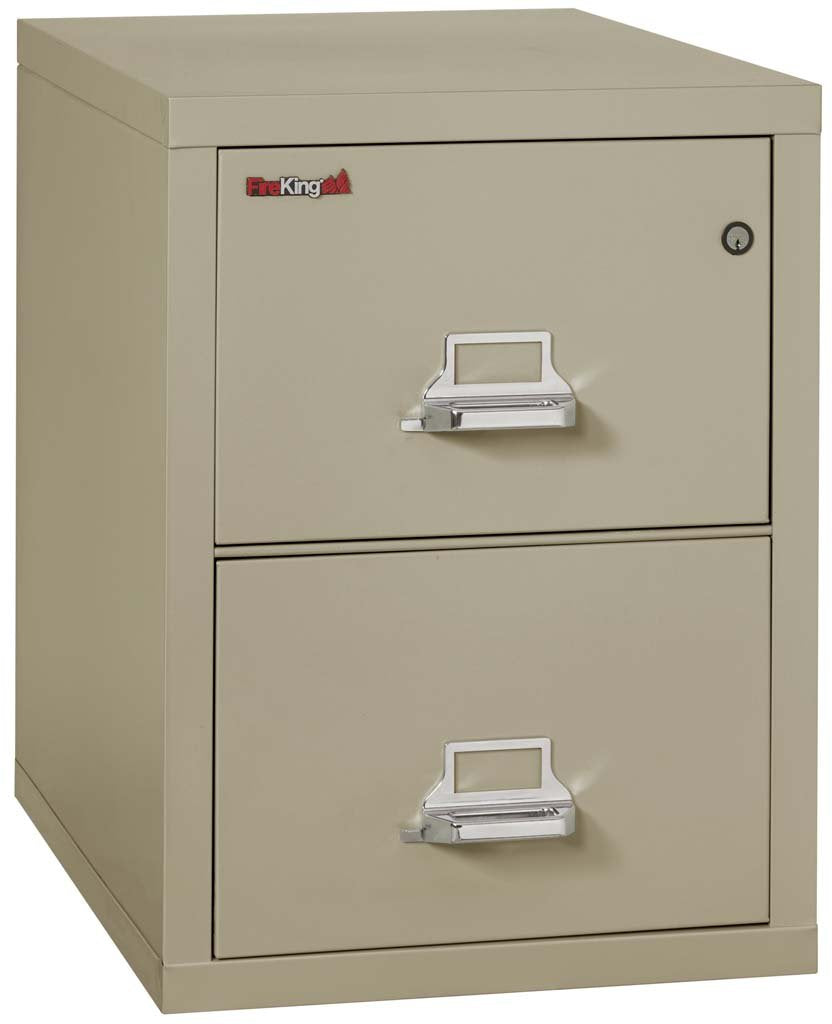 FireKing 2-1831-C Two Drawer Letter 31&quot; D Fire File Cabinet Pewter