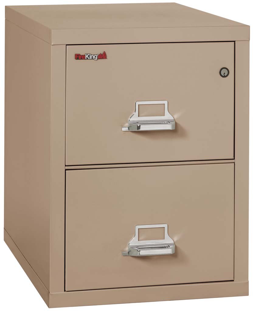 FireKing 2-1831-C Two Drawer Letter 31&quot; D Fire File Cabinet Taupe