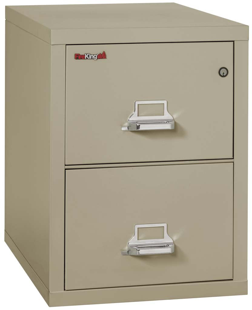 FireKing 2-2131-C Two Drawer Legal 31&quot; D Fire File Cabinet Pewter