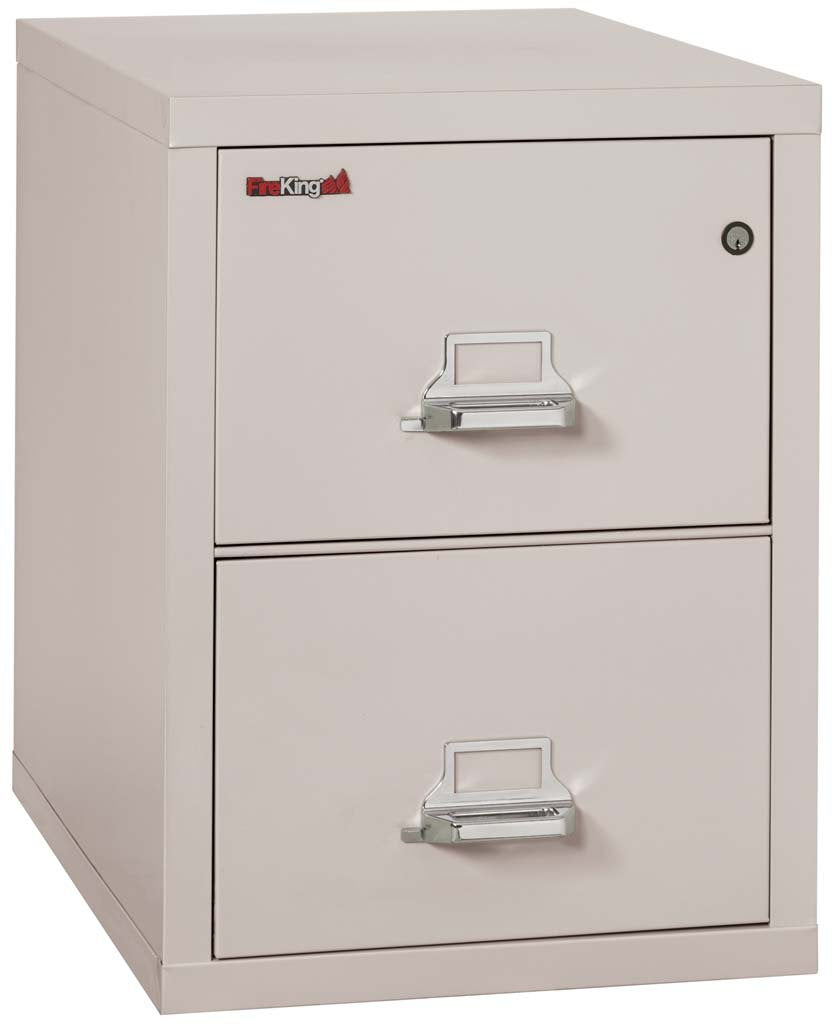 FireKing 2-2131-C Two Drawer Legal 31&quot; D Fire File Cabinet Platinum