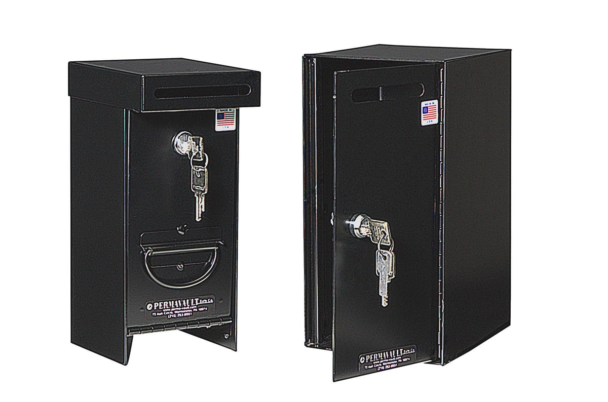 Perma-Vault PRO-1150-M Twice-As-Safe Drop Box with Medeco Key Lock Inner Compartment
