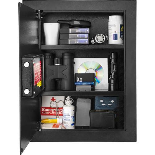 Barska AX13034 Left Opening Biometric Wall Safe - Safe and Vault