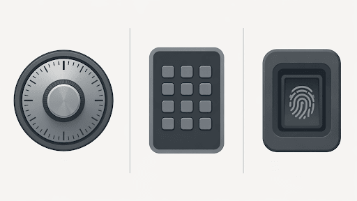 Mechanical vs Electronic vs Biometric Safe Locks: A Side-by-Side Comparison