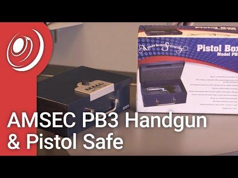 Overview - AMSEC PB3 Handgun & Pistol Safe