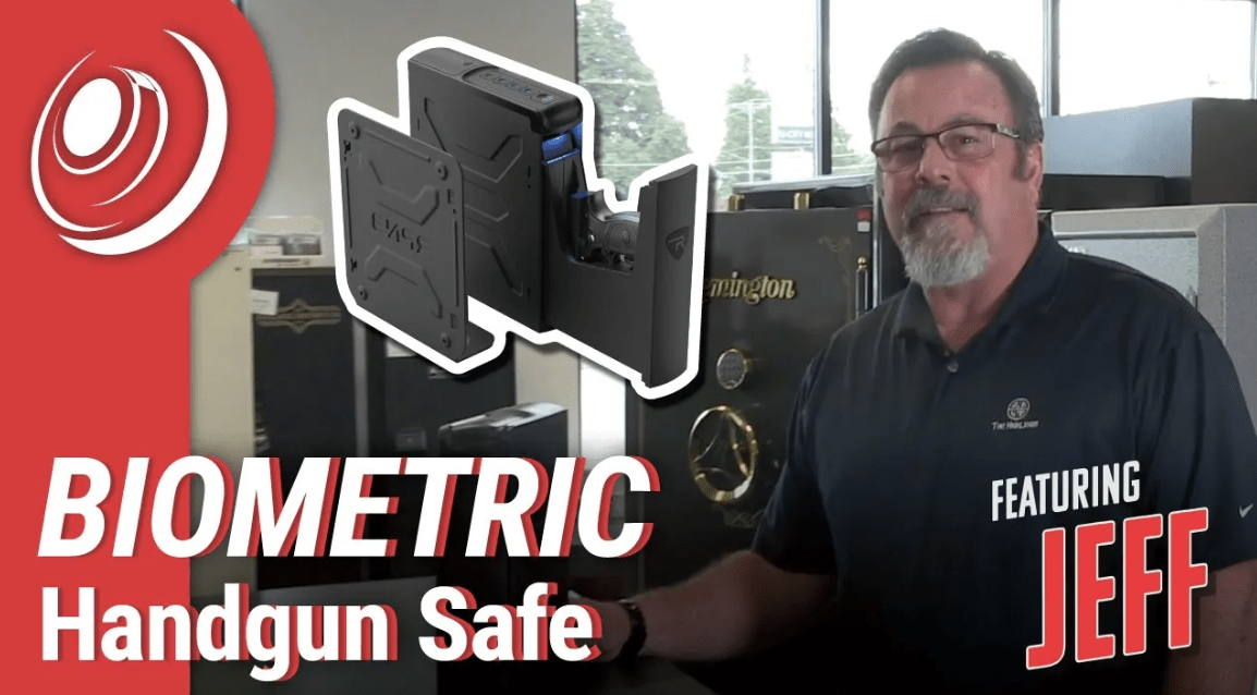 RPNB RP2007 Biometric Handgun Safe with Quick Access Sliding Door