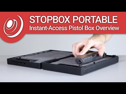 Stopbox Portable Instant-Access Pistol Box Overview - Safe and Vault ...
