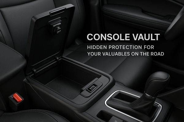 Console Vault: Hidden Protection for Your Valuables on the Road - Safe ...