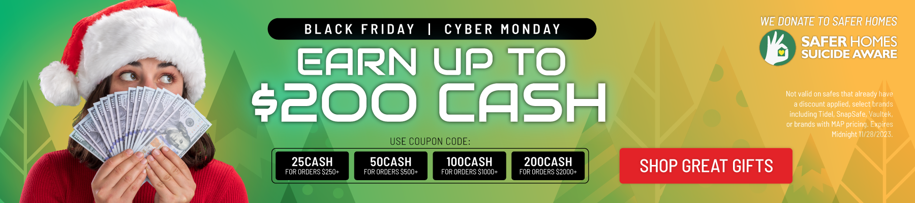 Holiday Cash - Earn up to $200 Cash