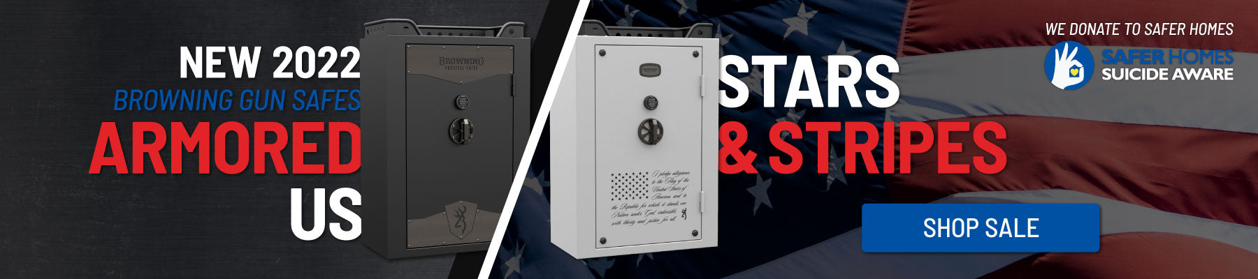 Browning Stars & Stripes or Armored US Gun Safes
