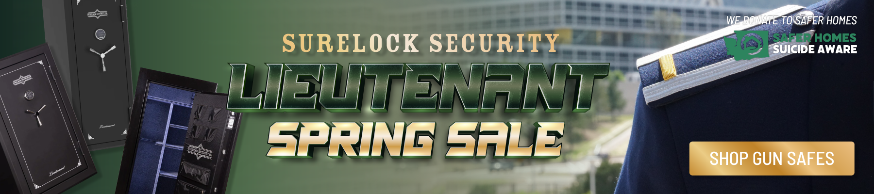 Surelock Lieutenant Spring Gun Safe Sale
