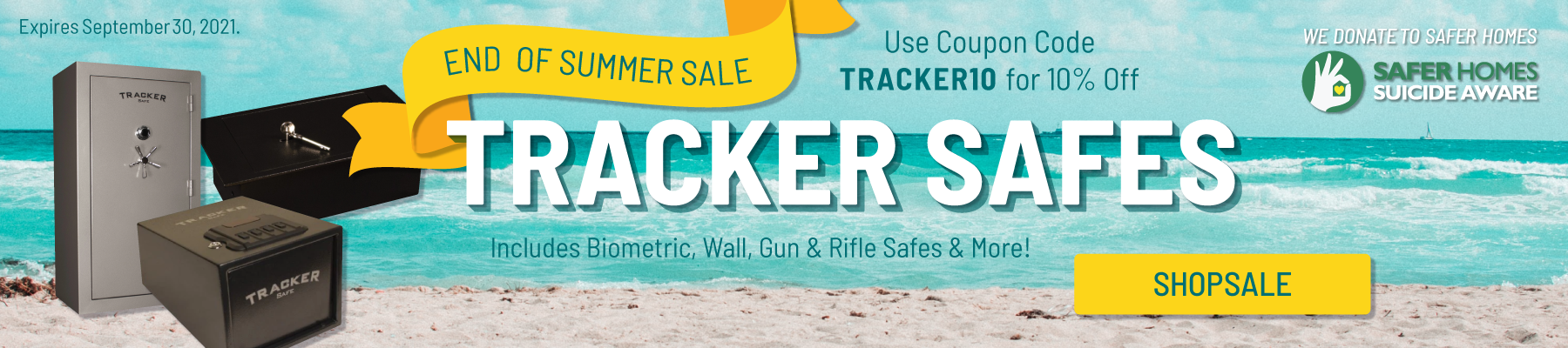 Tracker Safe - End of Summer Sale