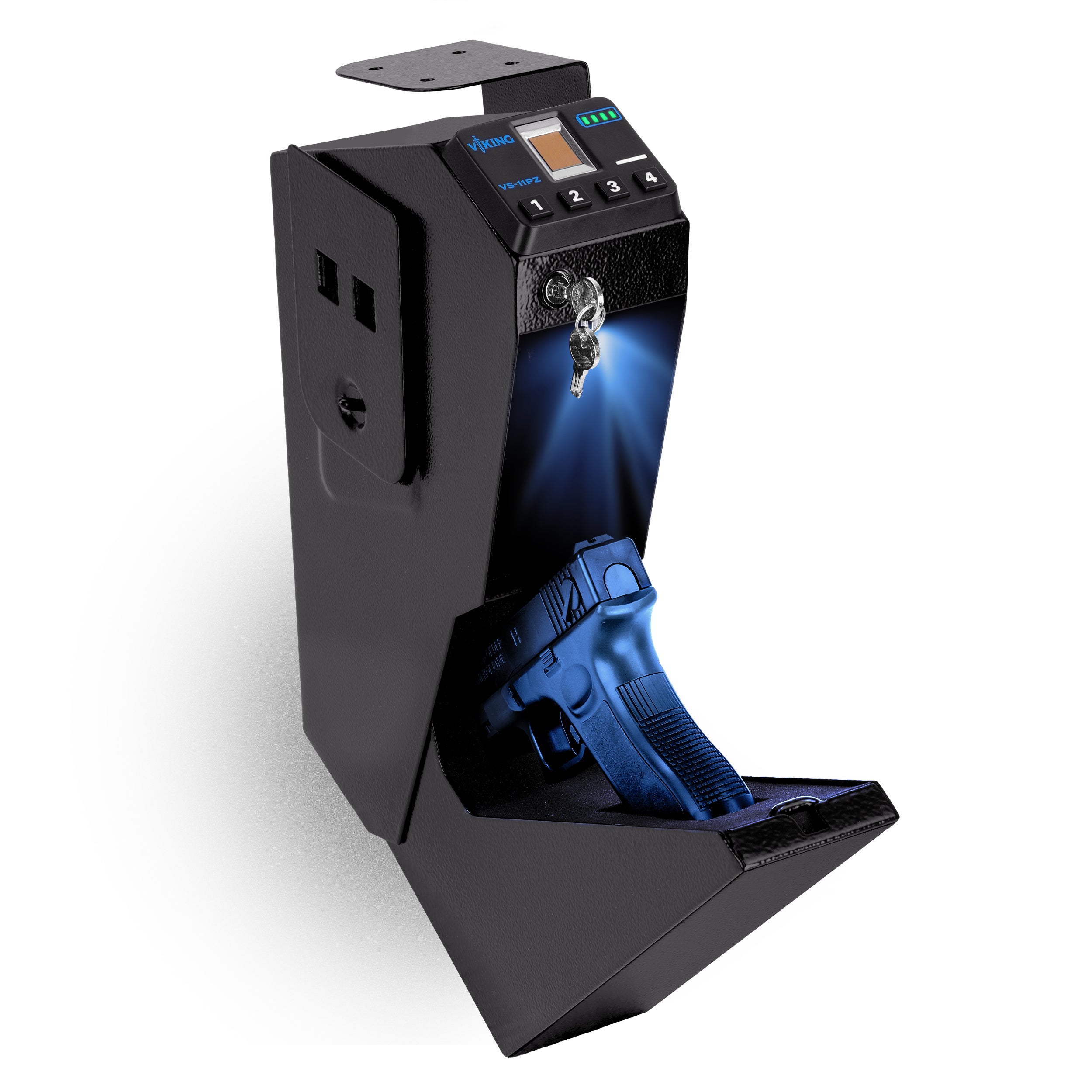 Viking VS-11PZ Quick Access Biometric Handgun Safe - Safe and