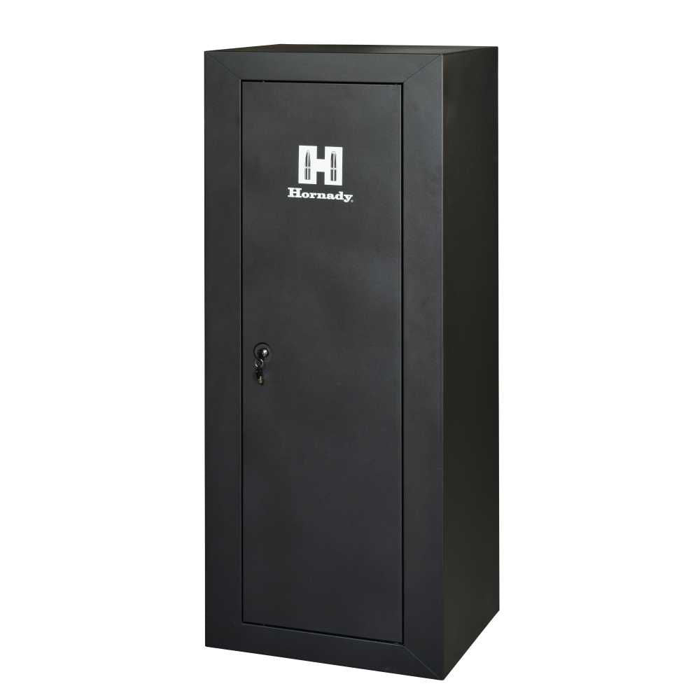 Hornady 95102 8-Gun Welded Cabinet with Key Lock Angled