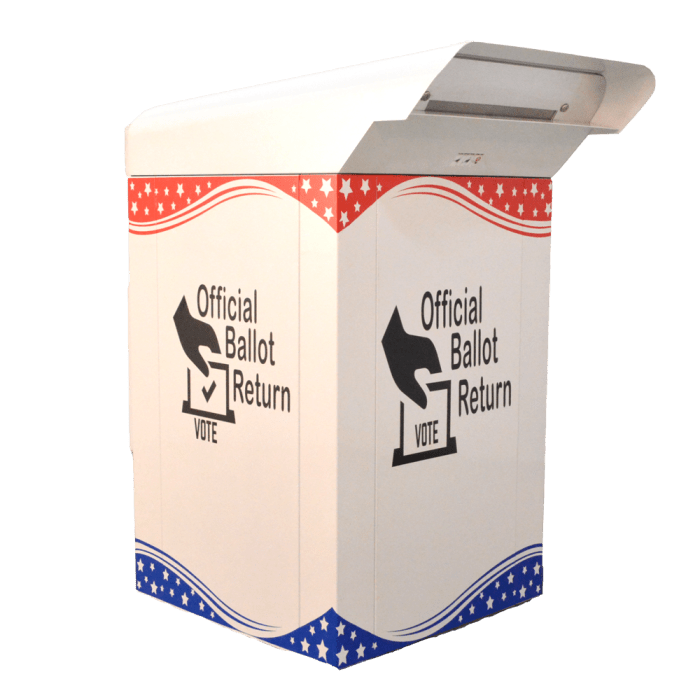 Kingsley 02-9852 CollectionPoint 50 Series Drive-Up Ballot Drop Box
