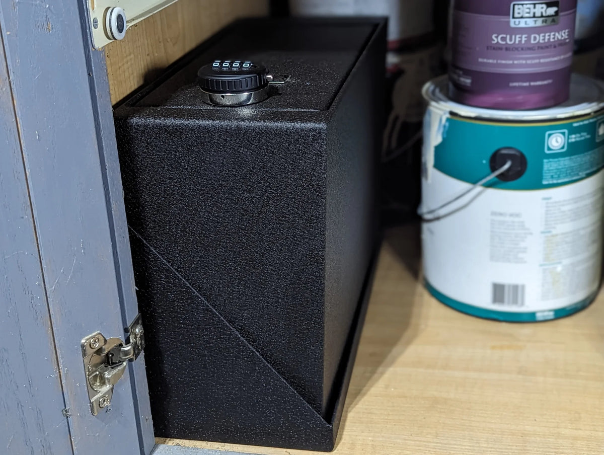 Console Vault Universal Multi-Safe - Mounted Safe Solution for Your Home Mounted in Garage