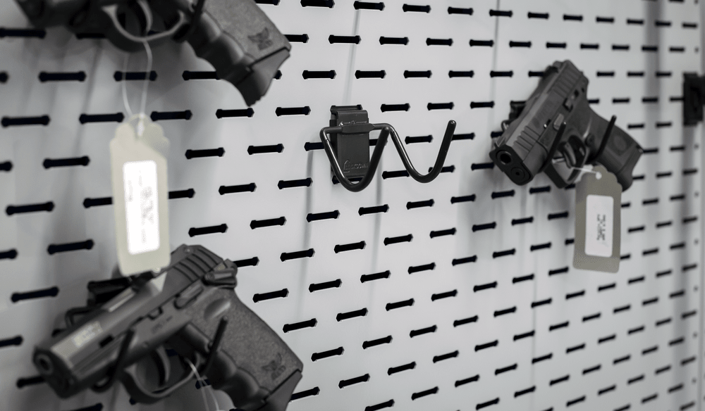 Lockdown Handgun Rack - 6 Gun - Pull The Trigger
