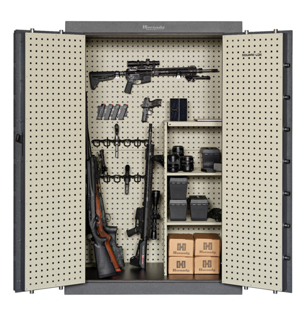 Hornady 95072 Mobilis Double Door MAX Modular Gun Safe Doors Open with Rifles & Handguns