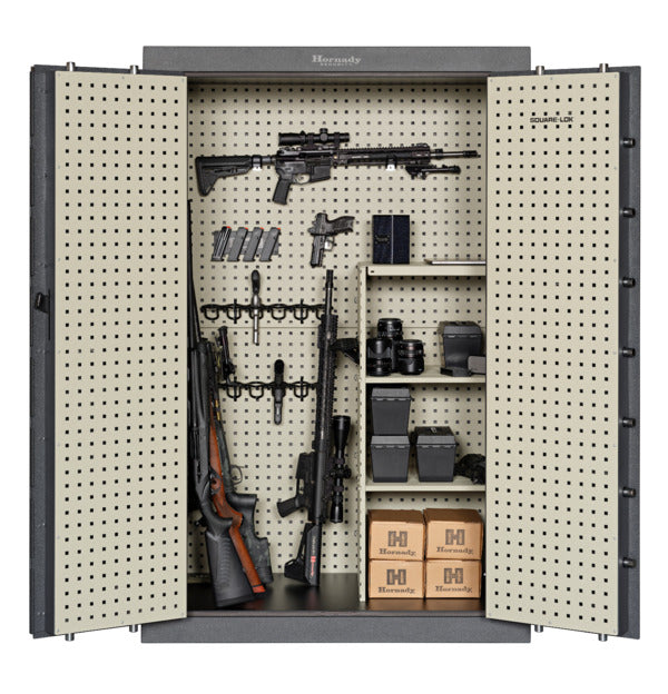 Hornady 95072 Mobilis Double Door MAX Modular Gun Safe Doors Open with Rifles &amp; Handguns