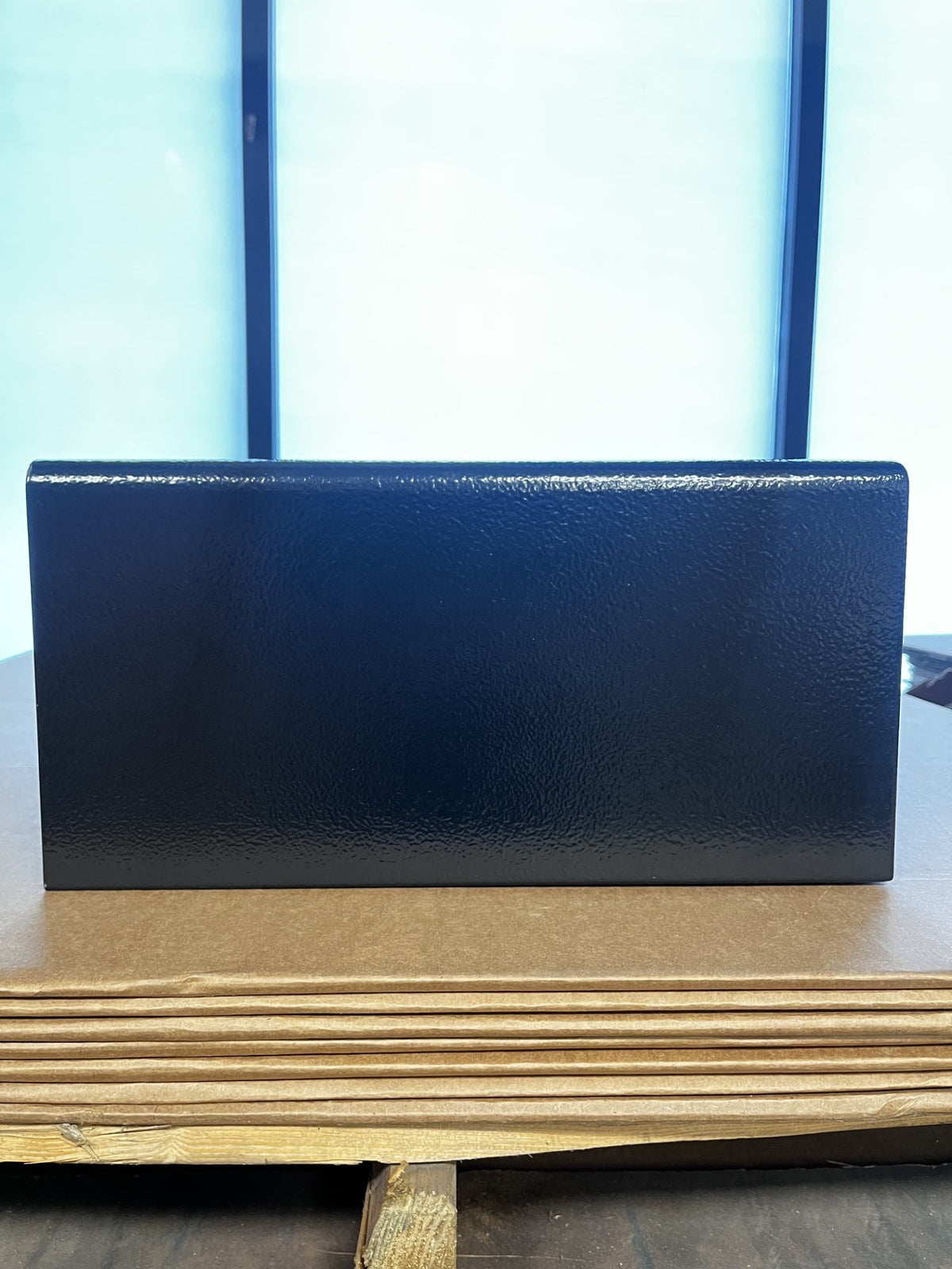 View of the right side of the safe. 