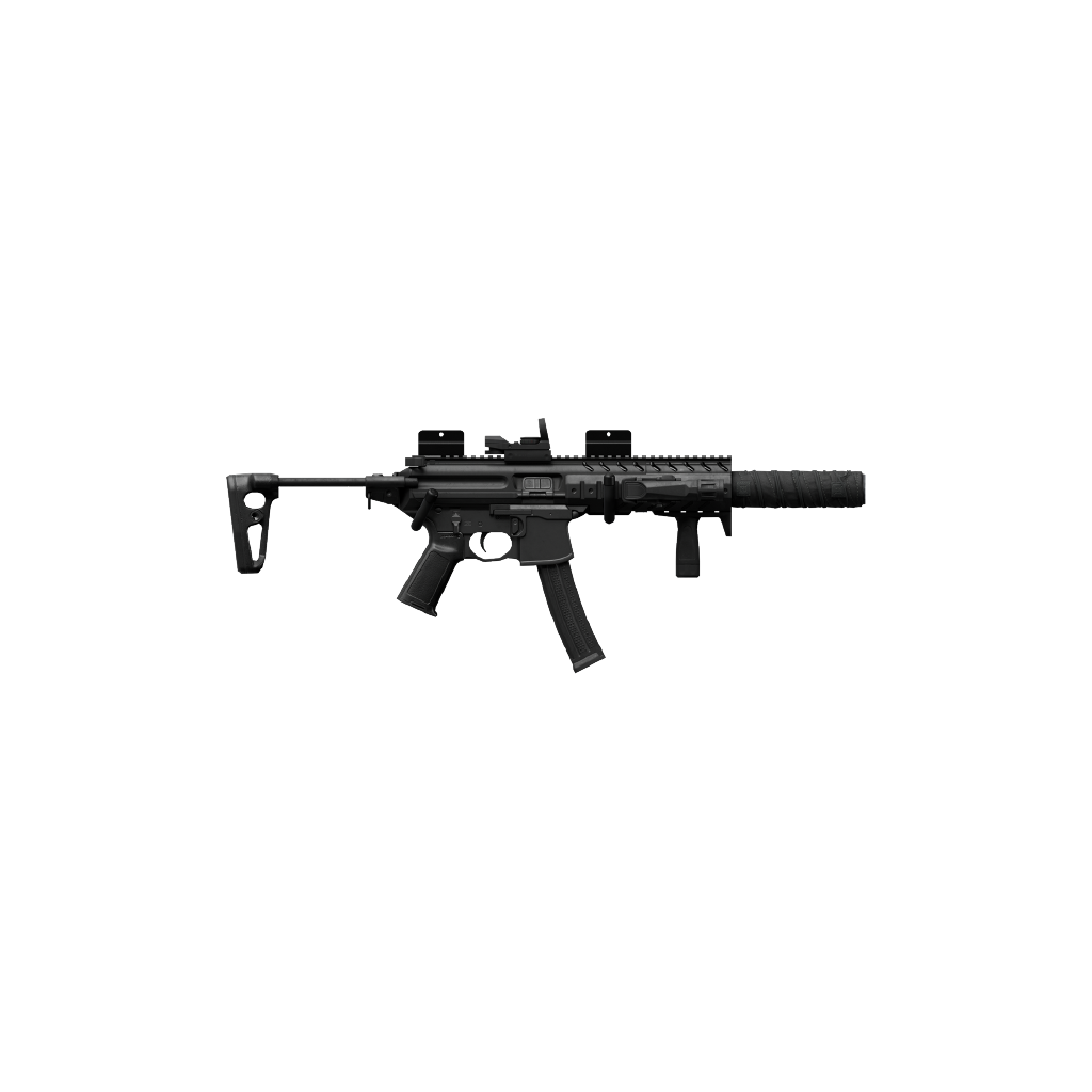 Hold Up Displays Horizontal Gun Rack HD04 Slatwall