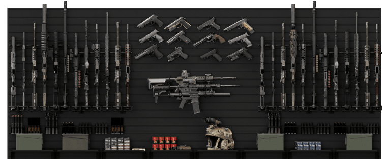 Hold Up Displays The Complete Tactical Wall Organization System HD112 Black