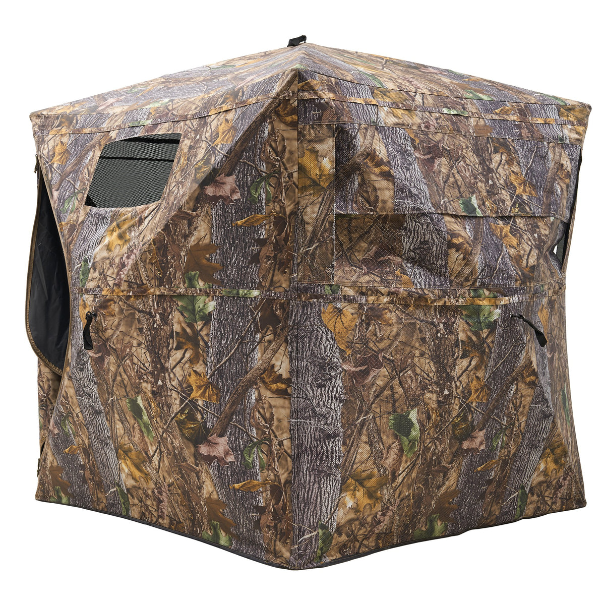 RPNB HGB-1 Hunting Blind One-Way 270 Degree See Through 2-3 Person Portable Pop-Up  With See Through Area