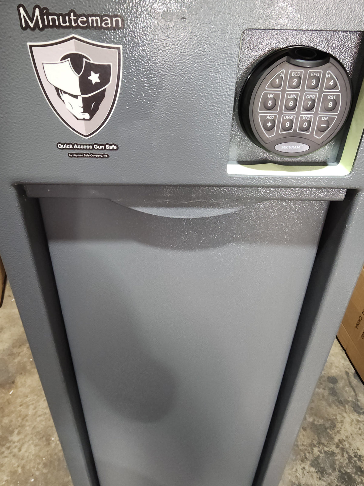 Hayman MM-4814 Minuteman Quick Access Gun Safe Blemished Front Closed