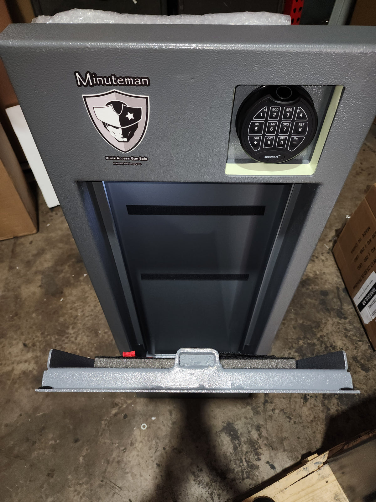 Hayman MM-4814 Minuteman Quick Access Gun Safe Blemished Door Open