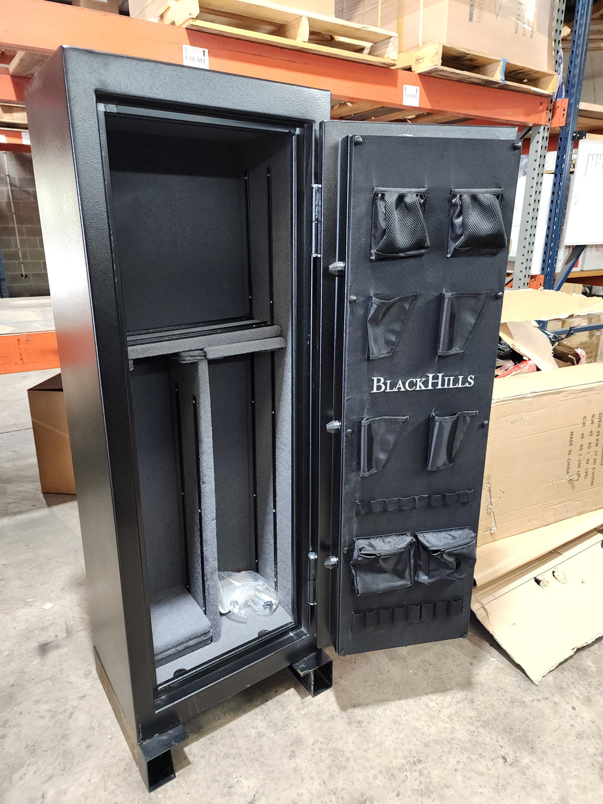 Hayman BH-5922 Black Hills Gun Safe Blemished Door Open