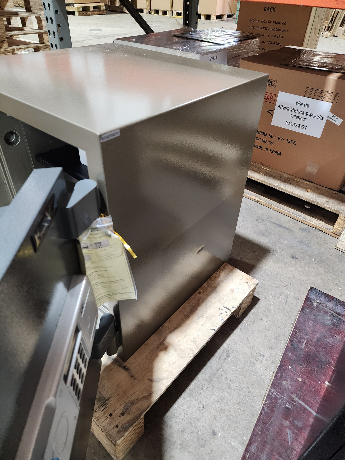 Hayman FV-261E FlameVault Two Hour Fire Safe Blemished Side View