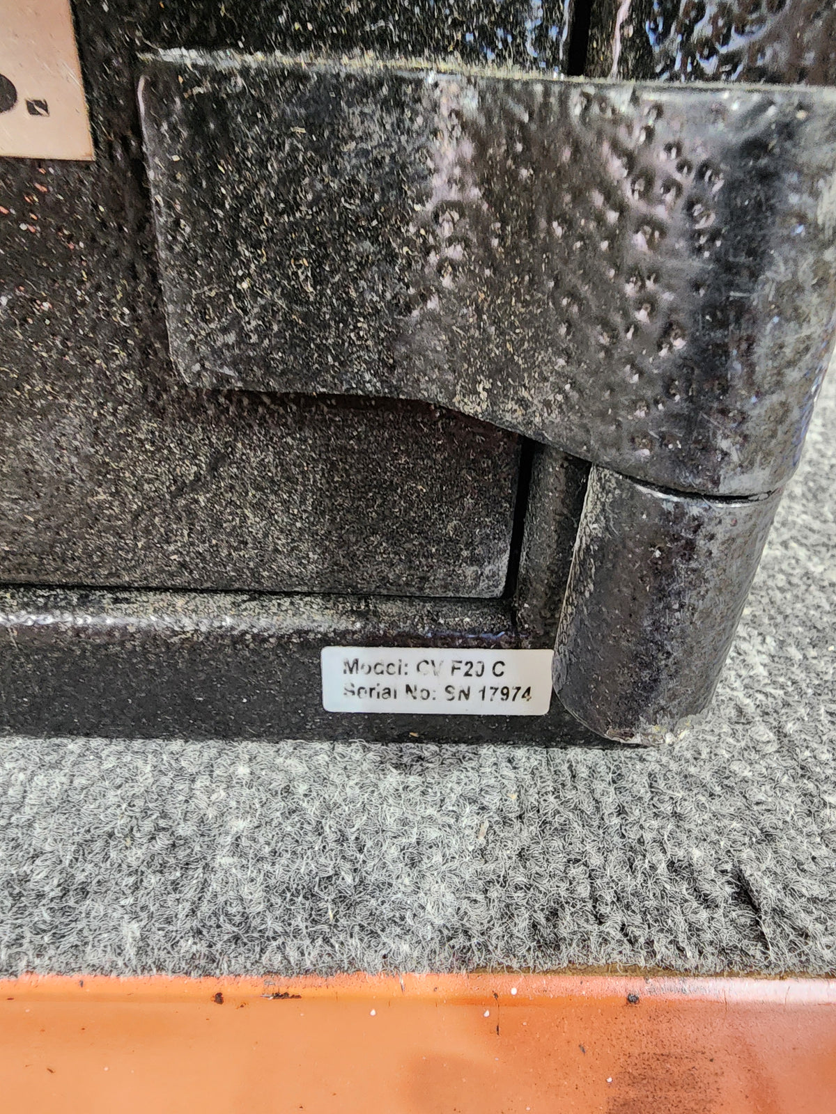 Hayman CV-F20-E Front Loading Depository Safe Blemished Bottom Hinge 