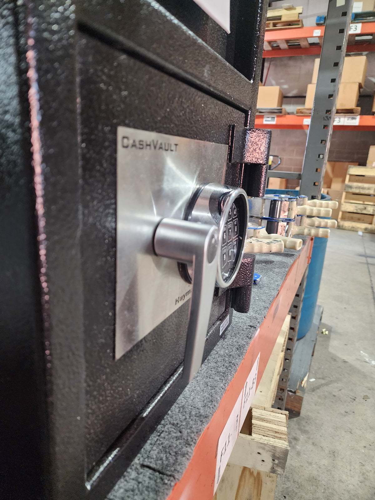 Hayman CV-F20-E Front Loading Depository Safe Blemished Side View