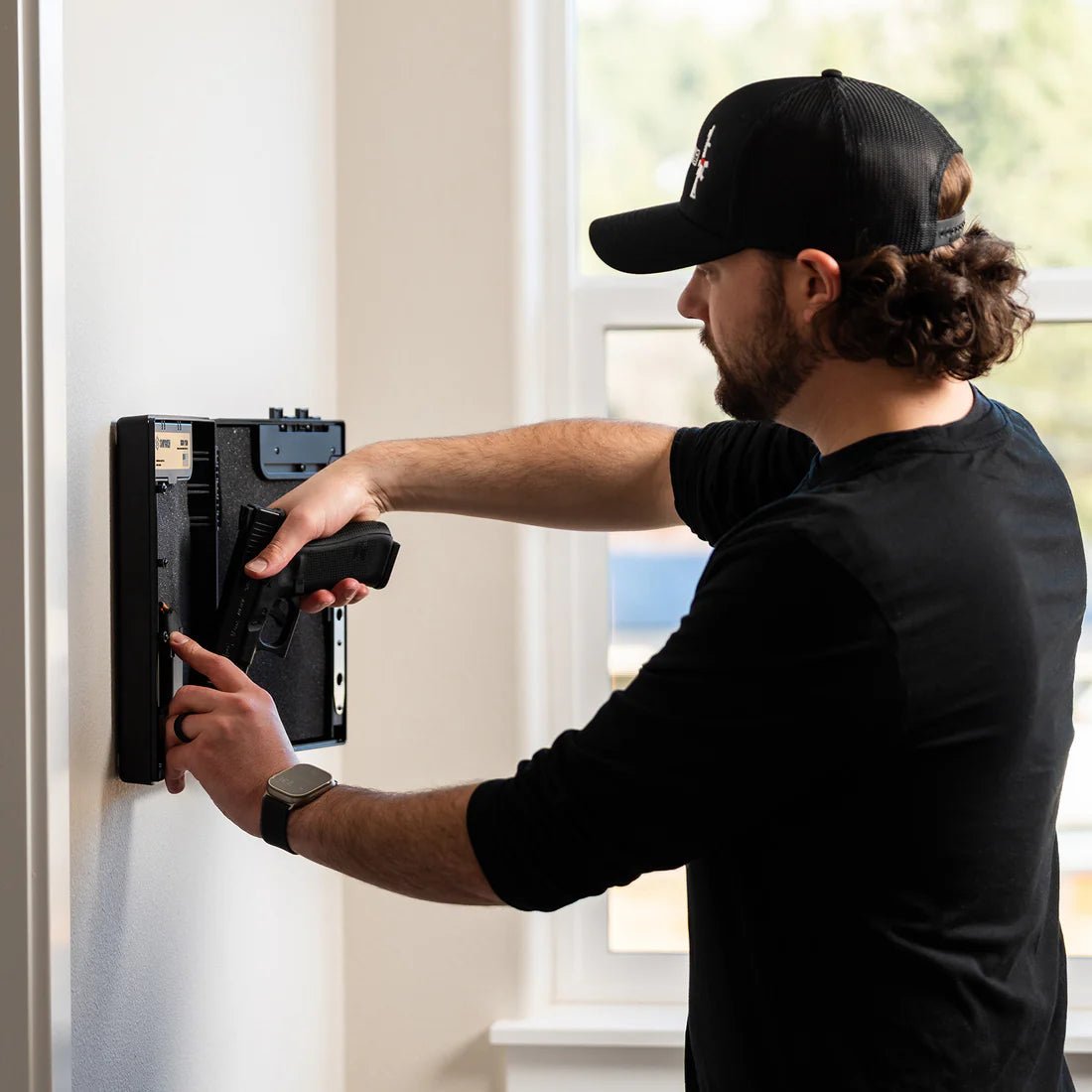 StopBox Pro Ward Wall Mounted Handgun Safe