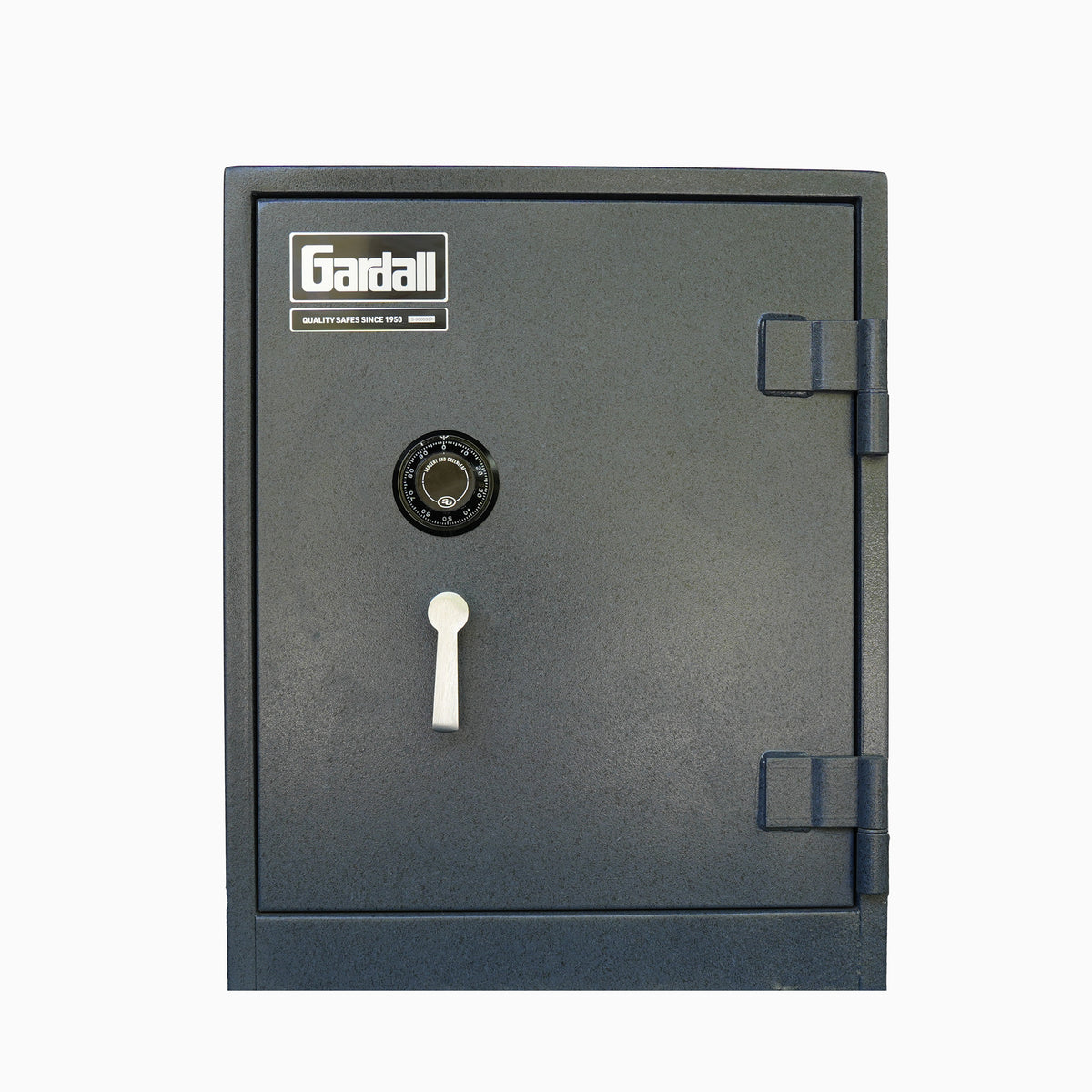Gardall 2218 Burglar Fire Safe in Grey finish with dial combination lock.