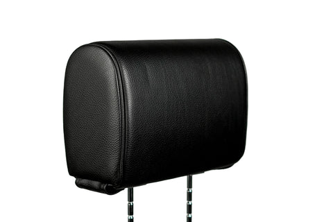 The Headrest Slide Safe Black Leather Closed