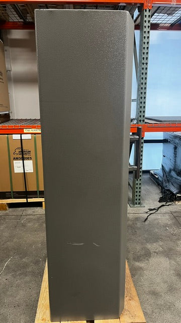 View of the left side of the safe. It does have a few scratches on the body. 