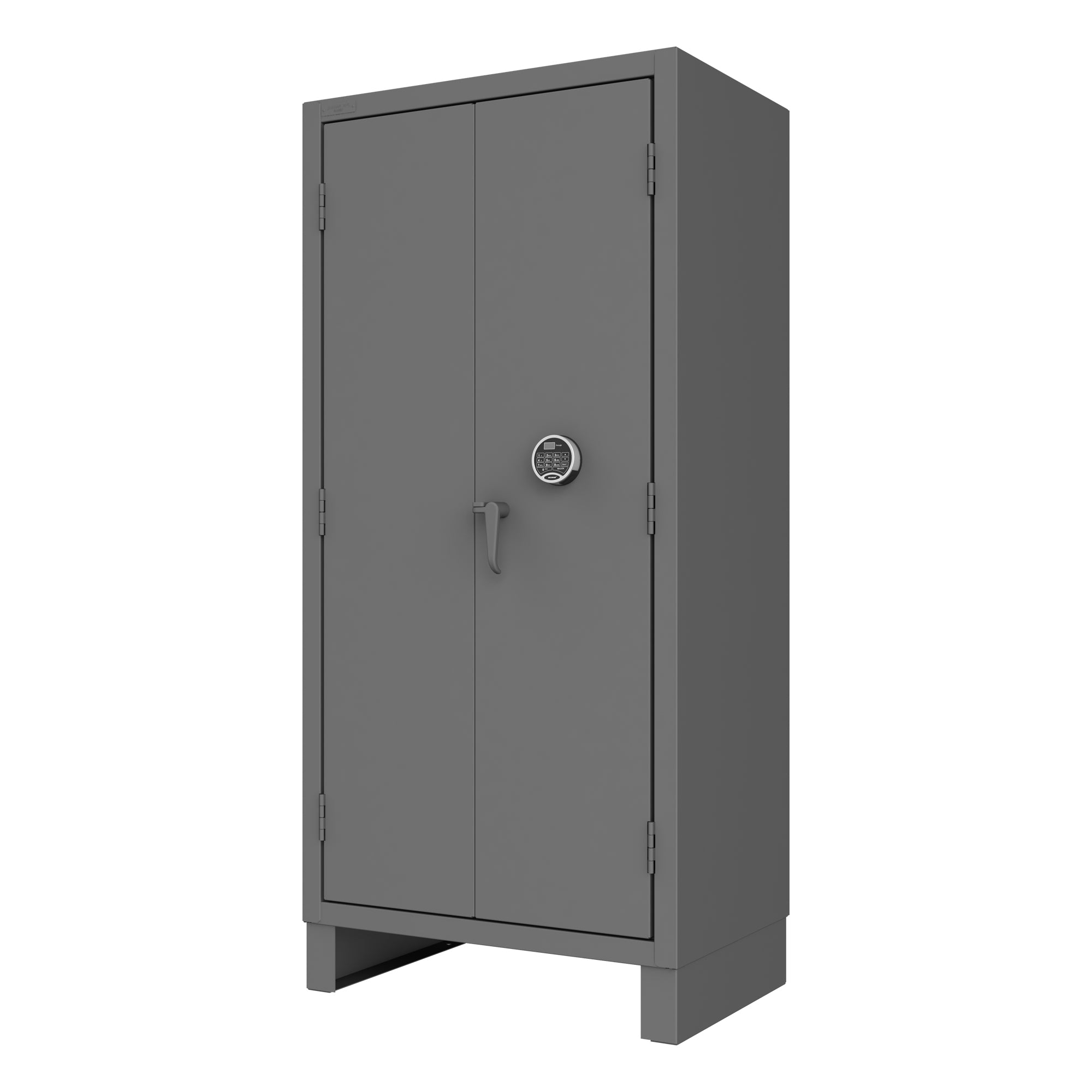 Durham 3702PL-4S-95 14-Gauge Security Access Control Cabinet with 4 Shelves