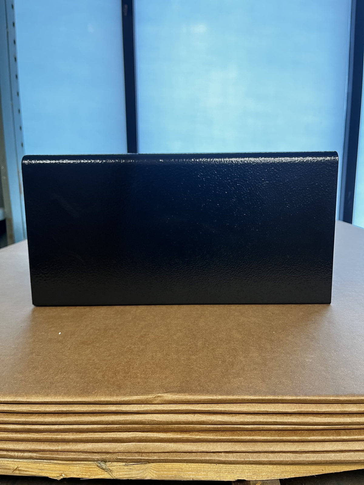 View of the right side of the safe. 