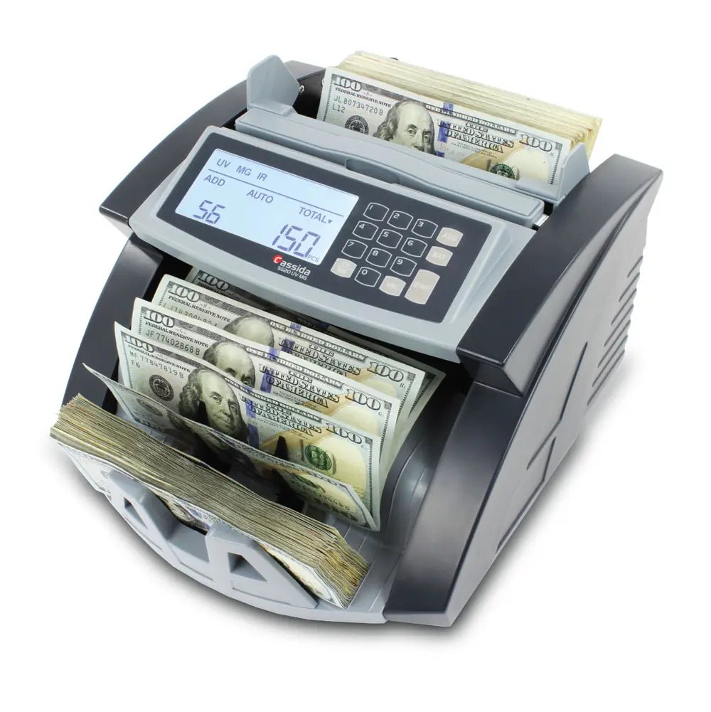 Cassida 5520 UV Currency Counter with ValuCount UV Counterfeit Detection