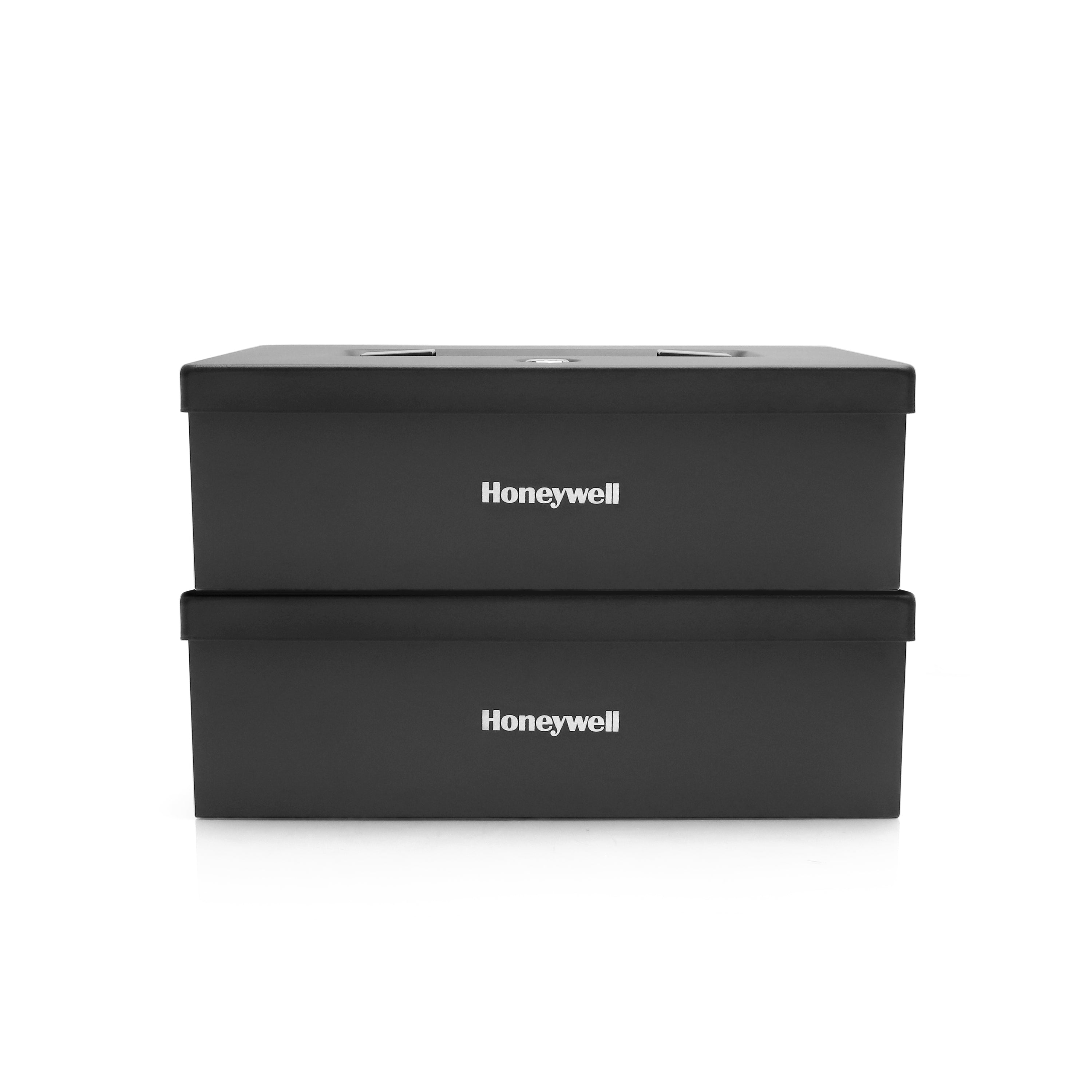 Honeywell 6124 Small Key Locking Steel Security Box with Carry